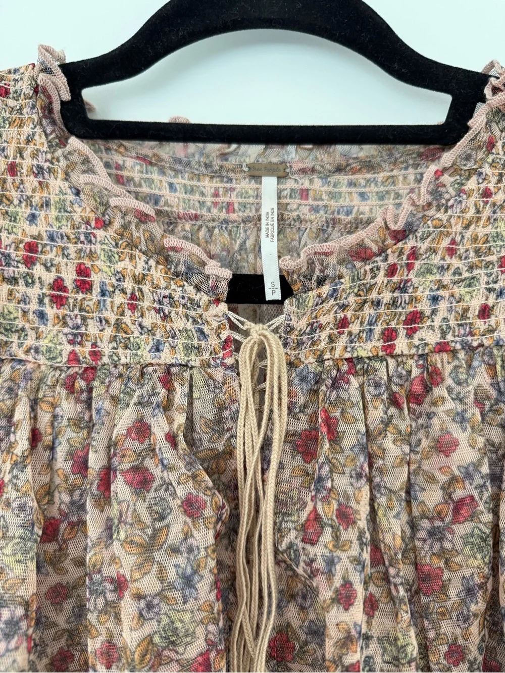 Free People sheer floral